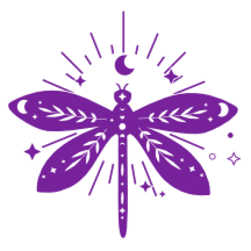 purple dragonfly logo